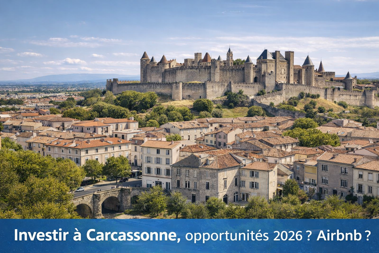 Investir à Carcassonne immobilier Airbnb opportunités 2026 cité médiévale