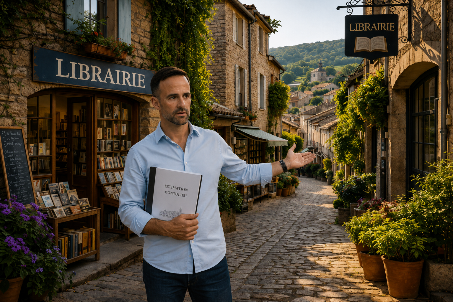 Property valuation appointment in Montolieu with Frédéric Renzini